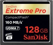 SanDisk Extreme PRO CompactFlash (CF) 128GB (160 MB/s)