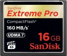 SanDisk Extreme PRO CompactFlash (CF) 16GB (160 MB/s)