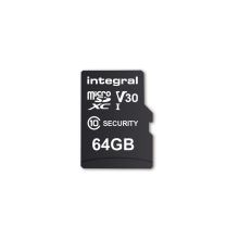 INTEGRAL SECURITY MICRO SD 4K V30 UHS-1 U3 A1 64GB