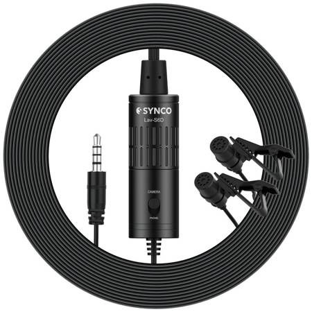 Synco S6D mikrofon krawatowy podwójny
