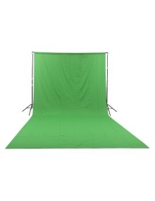GlareOne Zielone tło materiałowe Green Screen Backdrop 3x6