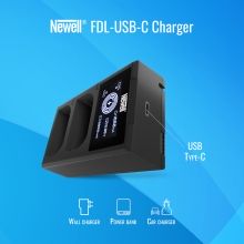 Ładowarka dwukanałowa Newell FDL-USB-C do akumulatorów LP-E17